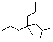 An IUPAC name for the following compound is:   A)  4-Isobutyl-3,4-dimethylheptane B)  4-sec-Butyl-2,4-dimethylheptane C)  2,4,5-Trimethyl-4-propylheptane D)  3,4,6-Trimethyl-4-propylheptane E)  4-Isobutyl-4,5-dimethylheptane