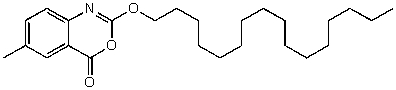 What is the index of hydrogen deficiency (or degree of unsaturation) for the drug Cetilistat?   A)  3 B)  4 C)  5 D)  6 E)  7