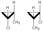 The molecules below are:   A)  constitutional isomers. B)  enantiomers. C)  diastereomers. D)  identical. E)  None of these
