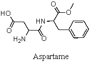 The molecule of aspartame ( Nutrasweet® ),depicted below,has ___________ ( how many? )stereogenic centers.  