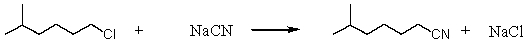 Consider the S<sub>N</sub>2 reaction of 1-chloro-5-methylhexane with CN-ion.   Assuming no other changes,what effect on the rate would result from simultaneously doubling the concentrations of both 1-chloro-5-methylhexane and CN- ion? A)  No effect. B)  It would double the rate. C)  It would triple the rate. D)  It would increase the rate four times. E)  It would increase the rate six times.