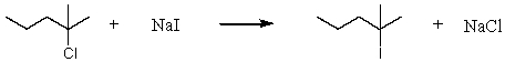 Consider the reaction of 2-chloro-2-methylpentane with sodium iodide.   Assuming no other changes,how would it affect the rate if one simultaneously doubled the concentration of 2-chloro-2-methylpentane and sodium iodide? A)  No effect B)  It would double the rate. C)  It would triple the rate. D)  It would quadruple the rate. E)  It would increase the rate five times.