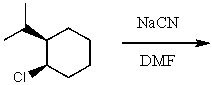 The product(s) for the following reaction would mainly be dictated by which mechanism?   A)  S<sub>N</sub>1 B)  S<sub>N</sub>2 C)  E1 D)  E2 E)  None of the above