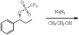 The major product(s) for the following reaction would mainly be dictated by which mechanism?   A)  S<sub>N</sub>1 B)  S<sub>N</sub>2 C)  E1 D)  E2 E)  None of the above