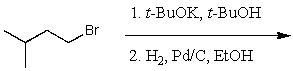 Predict the product(s) for the following reaction sequence.   A)    B)    C)    D)    E)  None of the above