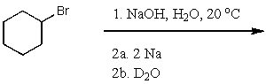 Predict the product(s) for the following reaction sequence.   A)    B)    C)    D)    E)  None of the above