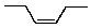 Which alkene would liberate the most heat per mole when subjected to catalytic hydrogenation? A)    B)    C)    D)    E)   