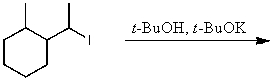 What is the major product for the following reaction?   A)    B)    C)    D)    E)  None of the above