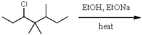 What is the major product for the following reaction?   A)    B)    C)    D)    E)   