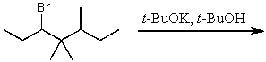 What is the major product for the following reaction?   A)    B)    C)    D)    E)   