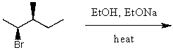 What is the major product for the following reaction?   A)    B)    C)    D)    E)   