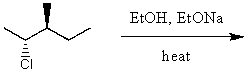 What is the major product for the following reaction?   A)    B)    C)    D)    E)   