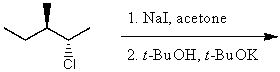 What is the major product for the following reaction?   A)    B)    C)    D)    E)   