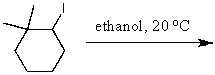 What is the major product of the reaction of the following reaction?   A)    B)    C)    D)    E)  More than one of the above
