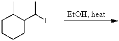 What is the major product for the following reaction?   A)    B)    C)    D)    E)  None of the above