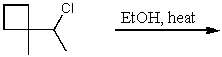 What is the major product of the reaction of the following reaction?   A)    B)    C)    D)    E)   