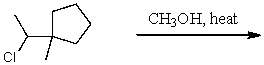What is the major product of the reaction of the following reaction?   A)    B)    C)    D)    E)   