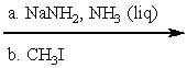 Which reaction conditions would not yield 2-butyne from 1-propyne? A)    B)    C)    D)    E)  More than one of these