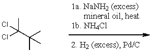 What is the major product for the following reaction sequence?   A)    B)    C)    D)    E)  None of the above