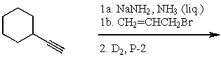 Which would be the major product of the following reaction sequence?   A)    B)    C)    D)    E)  None of the above