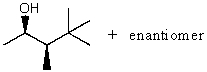 What is the major product for the following reaction?   A)    B)    C)    D)    E)   