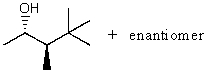 What is the major product for the following reaction?   A)    B)    C)    D)    E)   