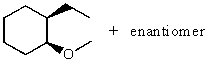 What is the major product for the following reaction?   A)    B)    C)    D)    E)  None of the above