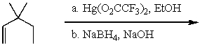 What is the major product for the following reaction?   A)    B)    C)    D)    E)   