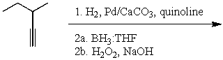 What is the major product of the following reaction sequence?   A)    B)    C)    D)    E)   