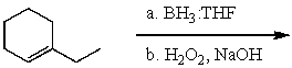 What is the major product for the following reaction?   A)    B)    C)    D)    E)   