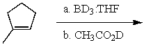 What is the major product for the following reaction?   A)    B)    C)    D)    E)   