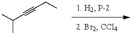 What is the major product of the following reaction sequence?   A)    B)    C)    D)    E)   