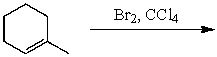 What is the major product for the following reaction?   A)    B)    C)    D)    E)  More than one of the above