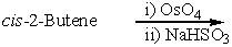 Which reaction would yield a meso compound? A)    B)    C)    D)    E)  None of these