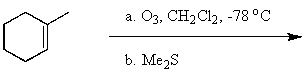 What is the major product for the following reaction?   A)    B)    C)    D)    E)  None of the above