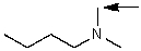 Which one of the following best represents the predicted approximate chemical shift and coupling for the hydrogen(s) indicated with the arrow?   A)  3.00 ppm,doublet B)  3.00 ppm,triplet C)  5.00 ppm,triplet D)  1.00 ppm,doublet E)  3.00 ppm,singlet