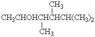 What is the correct IUPAC name for the following compound?   A)  4-isopropyl-3,4-dimethyl-2-butanol B)  2,3,4-trimethyl-4-pentanol C)  1,1,2,3-tetramethyl-4-pentanol D)  3,4,5-trimethyl-2-hexanol E)  3,4,5,5-tetramethyl-2-pentanol