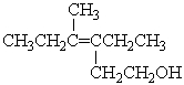 What is the correct IUPAC name for the following compound?   A)  3-methyl-4-ethyl-3-hexen-6-ol B)  4-ethyl-3-methyl-3,6-hexenol C)  3-ethyl-4-methyl-3-hexen-1-ol D)  3-methyl-4-(2-hydroxyethyl) -3-hexene E)  3-(2-hydroxyethyl) - 3-methyl-3-hexene