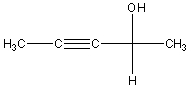 A correct name for the following Fischer projection formula is:   A)  (R) -3-Pentyn-2-ol B)  (S) -3-Pentyn-2-ol C)  (R) -2-Pentyn-4-ol D)  (S) -2-Pentyn-4-ol E)  (S) -2-Hydroxy-3-pentyne