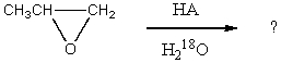 Select the structure of the major product formed in the following reaction.   A)  CH<sub>3</sub>CH<sub>2</sub>CH<sub>2</sub><sup>18</sup>OH B)    C)    D)    E)   