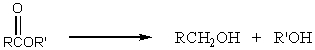  Which of these transformations cannot be classified as a reduction? A)  RCH<sub>2</sub>Cl \rightarrow RCH<sub>3</sub> B)  RCH=CH<sub>2</sub>  \rightarrow RCH<sub>2</sub>CH<sub>3</sub> C)  RCOOH  \rightarrow  RCH<sub>2</sub>OH D)    E)  All of these are reductions. 