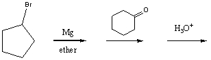 Predict the product(s)of the following reaction sequence:  