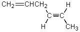 Which alkene would you expect to be most stable? A)  CH<sub>2</sub>=CHCH<sub>2</sub>CH<sub>2</sub>CH=CH<sub>2</sub> B)    C)    D)    E)   