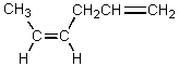 Which alkene would you expect to be most stable? A)  CH<sub>2</sub>=CHCH<sub>2</sub>CH<sub>2</sub>CH=CH<sub>2</sub> B)    C)    D)    E)   