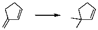 How could the following synthesis be carried out?   A)  (1) Br<sub>2</sub>/CCl<sub>4</sub>; (2) CH<sub>3</sub>MgCl,ether; (3) CH<sub>3</sub>ONa/CH<sub>3</sub>OH B)  (1) HBr (1 eq) ; (2) (CH<sub>3</sub>) <sub>2</sub>CuLi,ether C)  (1) HBr (1eq) ; (2) Li,ether; (3) CuI; (4) CH<sub>3</sub>Br D)  More than one of the above E)  All of the above