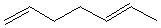 Which of these dienes can undergo the Diels-Alder reaction? A)    B)    C)    D)    E)   
