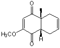 The first step in the total synthesis of synthetic cholesterol involves production of the intermediate structure shown.Which combination of diene and dieneophile will result in its preparation?  