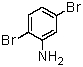 The correct name for the compound shown below is:   A)  3,4-Dibromoaniline B)  2,4-Dibromoaniline C)  2,5-Dibromoaniline D)  3,6-Dibromoaniline E)  2,6-Dibromoaniline