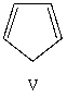 Which compound would you NOT expect to be aromatic?     A)  I B)  II C)  III D)  IV E)  V