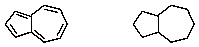Which reagent(s) /technique would serve to distinguish between azulene and bicyclo[5.3.0]decane?   A)  Br<sub>2</sub>,CCl<sub>4</sub> B)  KMnO<sub>4</sub>,OH <sup>-</sup> ,H<sub>2</sub>O C)  NMR Spectroscopy D)  UV Spectroscopy E)  Two of these